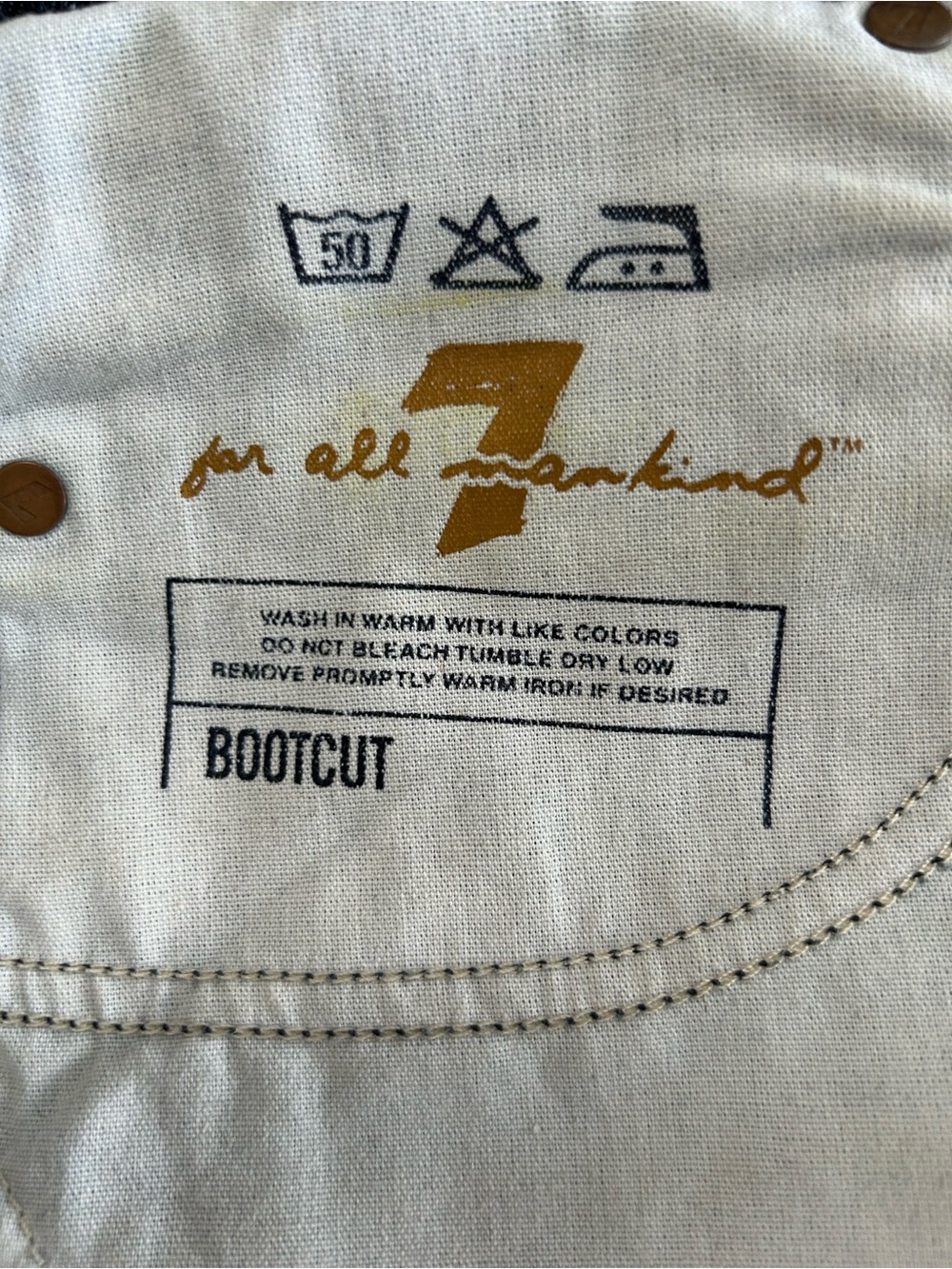 7 for all Mankind sz 28 dark rinse jeans - Picture 7 of 7